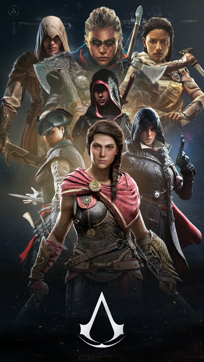 assassinscreed's tweet photo. From the first breath of the Brotherhood to the reaches of modern day, join us in celebrating the women of Assassin’s Creed! 

Read about the women behind Assassin’s Creed here 👉 https://t.co/e9a5dehgSX https://t.co/oohLClUtKX