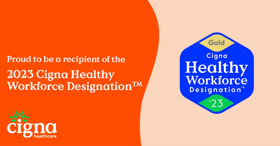 We’re thrilled to receive the gold level Cigna Healthy Workforce Designation for our commitment to employee well-being! 

We look forward to continuing to support city staff in 2024. 

ow.ly/Of7y50QNKAo #CignaHWD