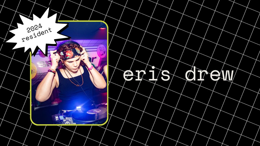 we are thrilled to welcome @ErisDrew as a 2024 guest resident! 🌀 catch her at the club on march 23rd and read more about our residents here 🔗 smartbarchicago.com/residents/