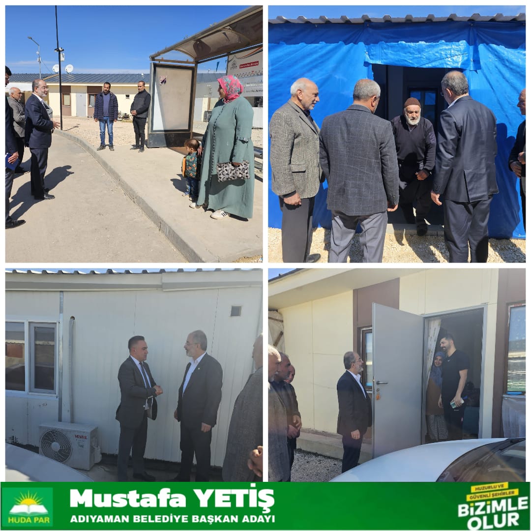 MustafaYetis_02's tweet photo. Bugün, ziyaret durağımız Vartana Prefabrik Kentti. Depremzede kardeşlerimizi ziyaret ettik. Daha önce de ziyaret ettiğimiz gibi sorunlarını tekrar dinledik. Prefabrik kentte bazı sorunlarının halen giderilmediğini gördük. İnşaALLAH hizmet anlayışımızla bütün halkımızın sorunlarını çözeceğiz.
#HÜDAPAR
#BuSeferHÜDAPAR 
#BizimleOlur