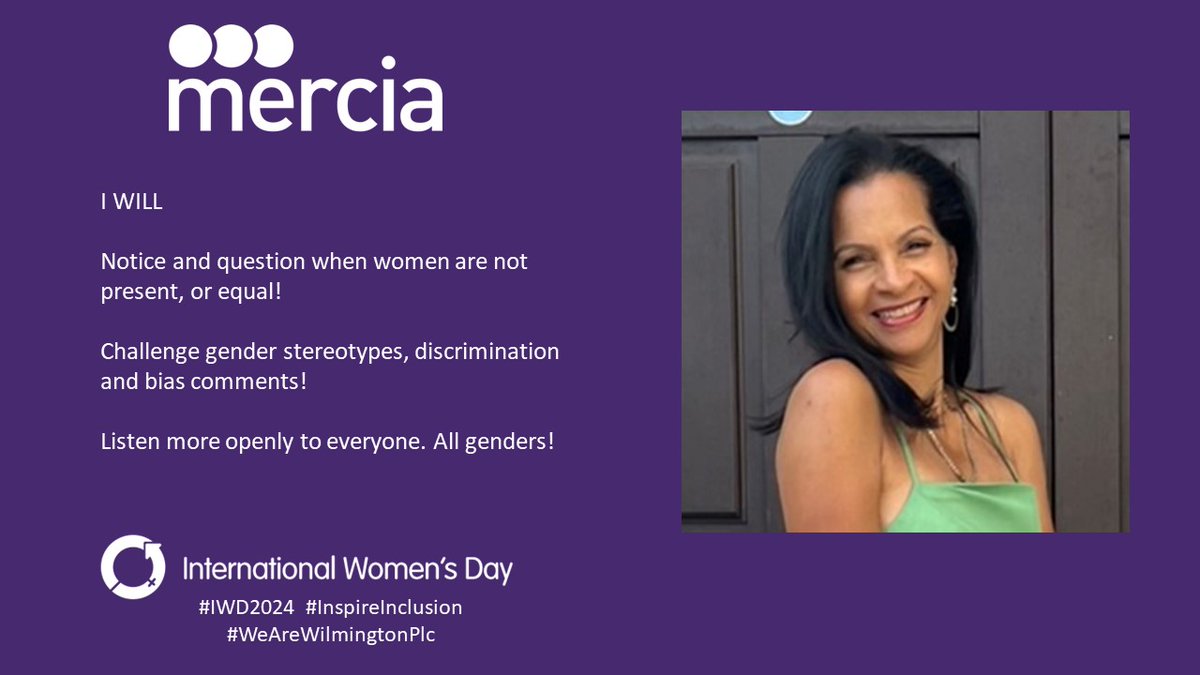 Wilmington's Gender Community, led by Jen Patrick from <a href="/merciagroup/">Mercia Group</a>  celebrated International Women’s Day today with a webinar hosted by Tash Koster-Thomas, a leading Equity, Diversity &amp; Inclusion Consultant.

Thank you Jen💜

linkedin.com/feed/update/ur…

#IWD2024 #WeAreWilmingtonPlc