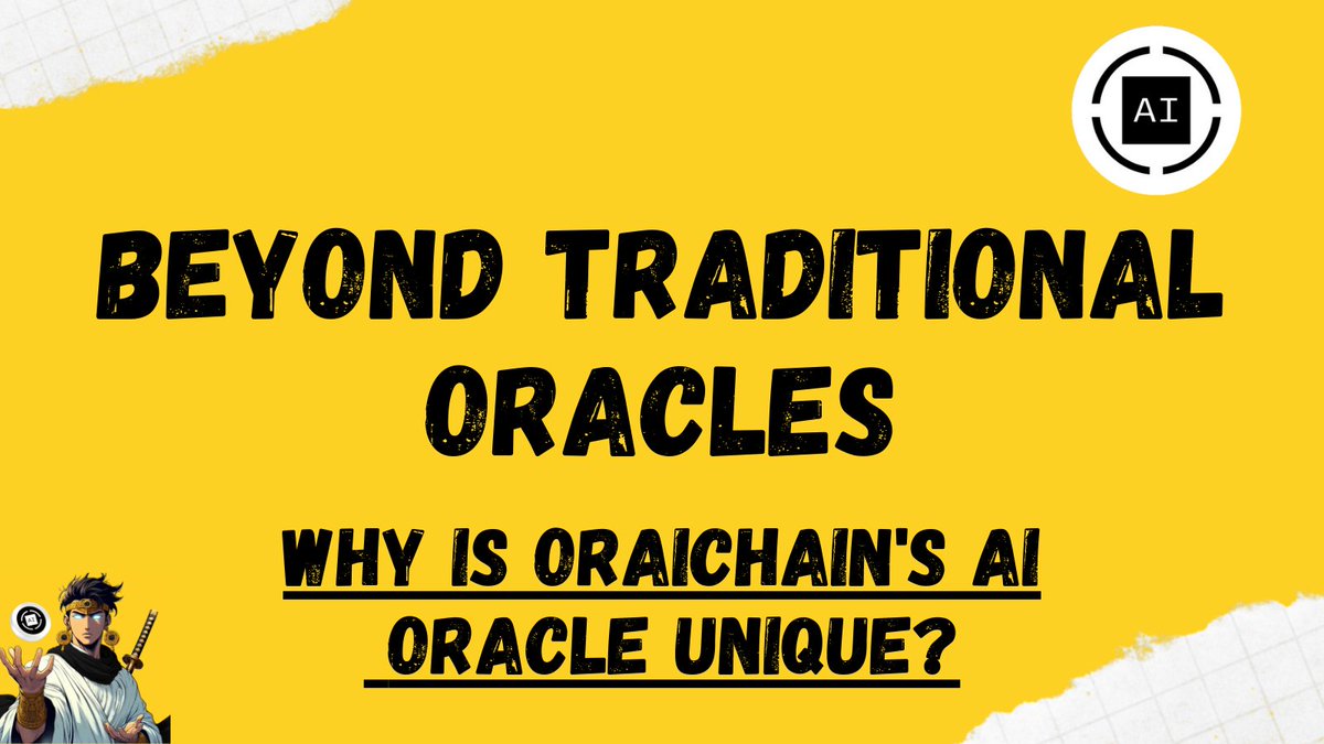 Rasprav10's tweet image. What does @Oraichain's AI Oracle bring to the table that other Oracles such as $LINK can't? 👀
Let's dive into this brief exploration! 🔍
▶️ Traditional oracles like Chainlink focus on :
🔸Aggregating and validating data from trusted sources for smart contracts
▶️…