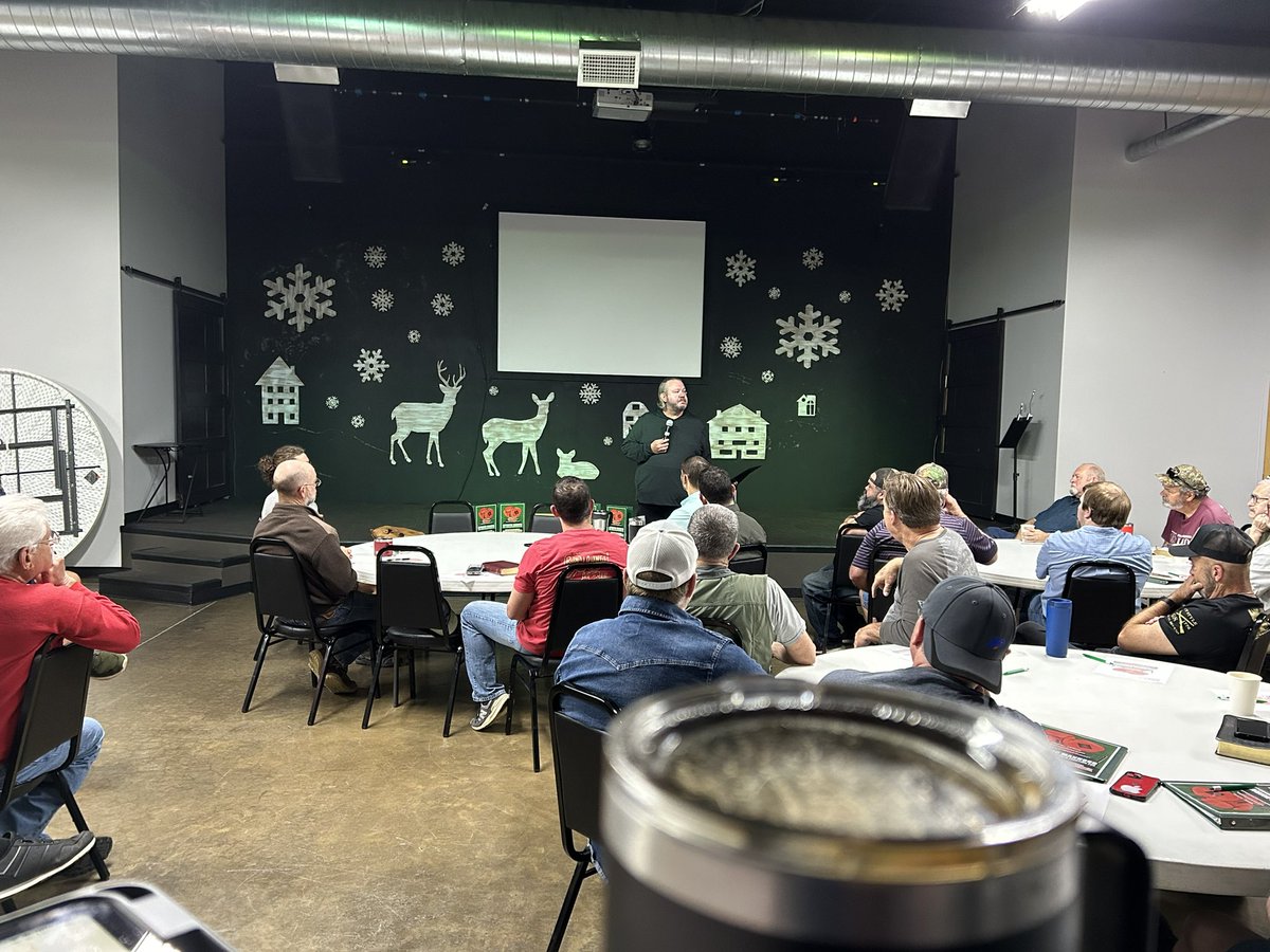 EdwardACrouch's tweet image. A week late, but Grateful for @bamills sharing his story with our men at SHF.church last week.  Love this guy and what God continues to do!