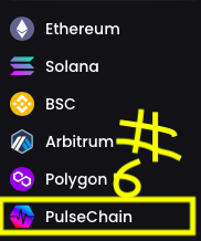 ATXCrypto_'s tweet image. #PulseChain hits #6 and we're not stopping there!

Not only are we eyeing a flip on the $SOL blockchain this cycle, but who says we can't aim for the #1 spot?😉

Let's keep the momentum going, #PulseNation!

I'm getting $HEX $PLS $PLSX $INC $eHEX 
#PulseChainRise #WatchUsClimb 😂
