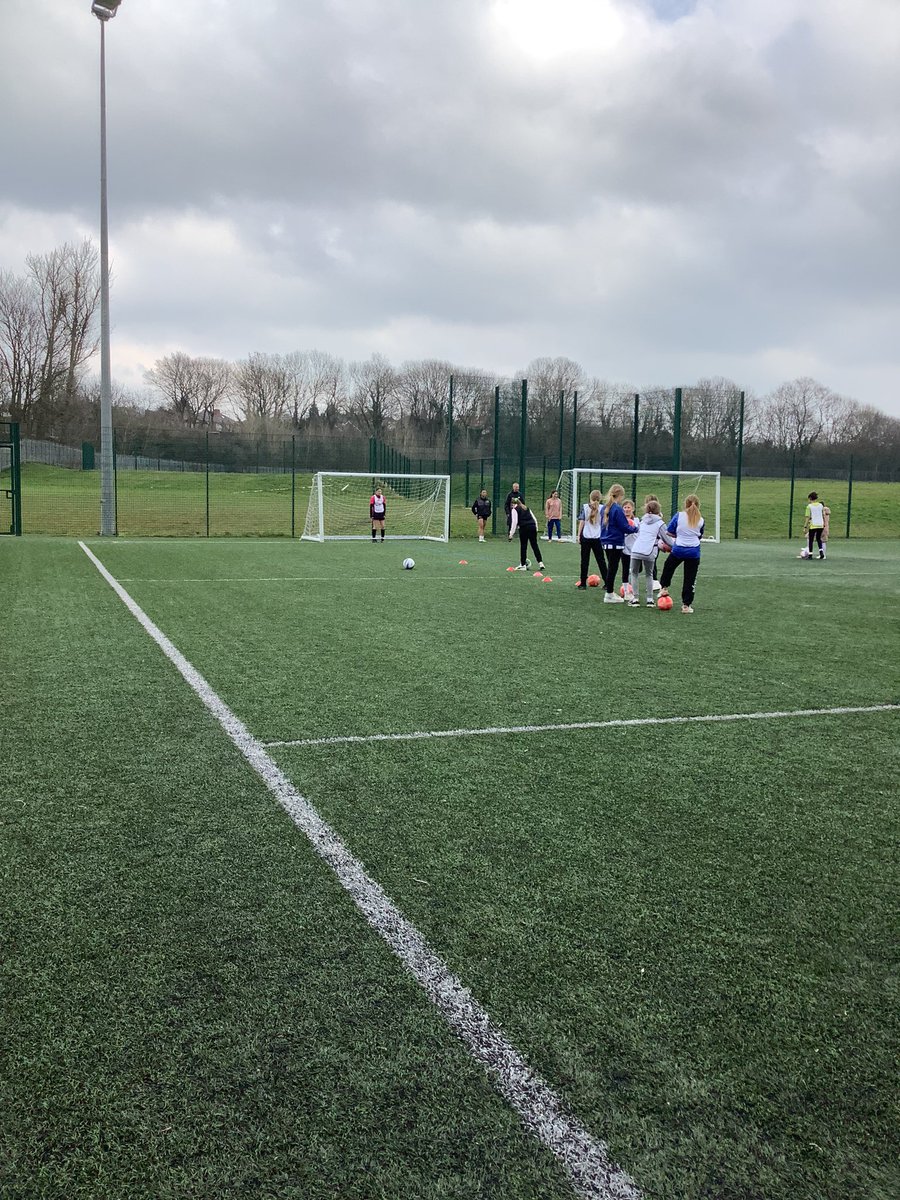 These girls can! The girls loved taking part  in the football sessions @LadywoodKH and @KirkHallamCA. #LetGirlsPlay