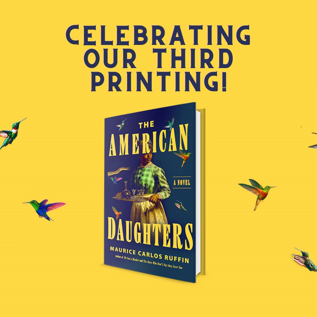 I'm very happy to share this amazing news! Readers are bringing home copies of The American Daughters at a fast pace. They're sharing their thoughts in book clubs. They're getting extra copies for their loved ones and thinking about the work of women in the struggle for freedom.