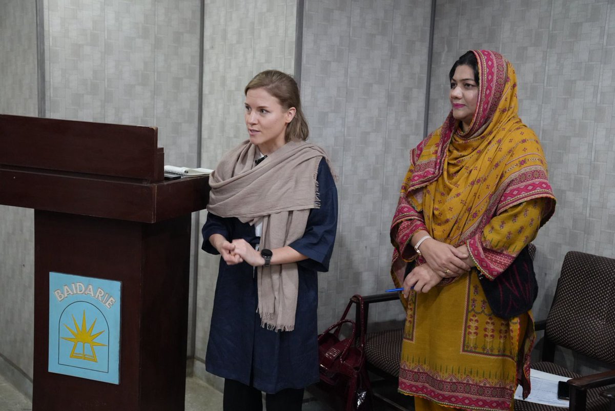 This week, the 🇳🇴Embassy marked the #InternationalWomensDay together with our development partners @unwomen_pak and @Baidarieskt. Together we are supporting women's economic empowerment across Pakistan.