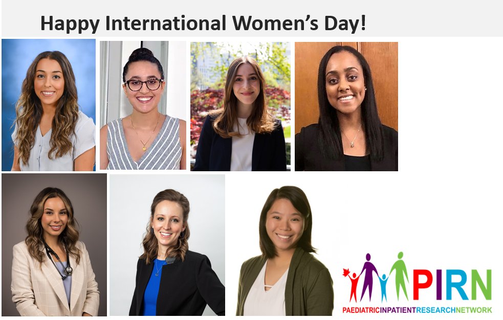 Spotlighting the incredible women on our Trainee Advisory Committee who are helping to build research capacity among Canadian Pediatricians! #InternationalWomansDay