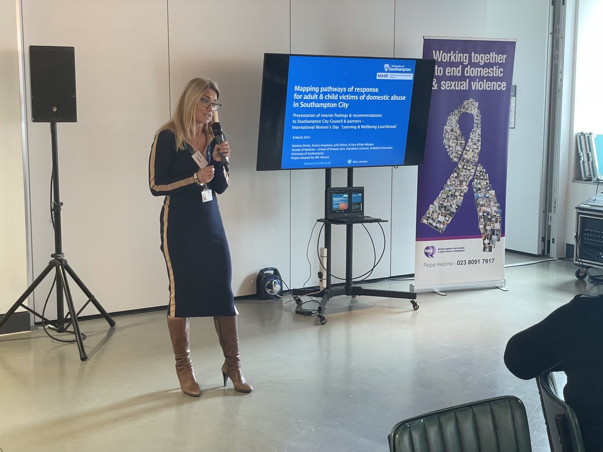 NIHR Applied Research Collaboration Wessex (@arc_wessex) on Twitter photo Thank you to everyone who came to the event today <a href="/MASTStudios/">Mayflower Studios</a> to mark #InternationalWomensDay2024 - and to hear about the great work <a href="/SouthamptonCC/">SouthamptonCC</a> <a href="/HantsPolice/">Hampshire Police</a> and others do to protect people from #DomesticAbuse
We have pictures and video at facebook.com/NIHRARCWessex Thank you to everyone who came to the event today <a href="/MASTStudios/">Mayflower Studios</a> to mark #InternationalWomensDay2024 - and to hear about the great work <a href="/SouthamptonCC/">SouthamptonCC</a> <a href="/HantsPolice/">Hampshire Police</a> and others do to protect people from #DomesticAbuse
We have pictures and video at facebook.com/NIHRARCWessex