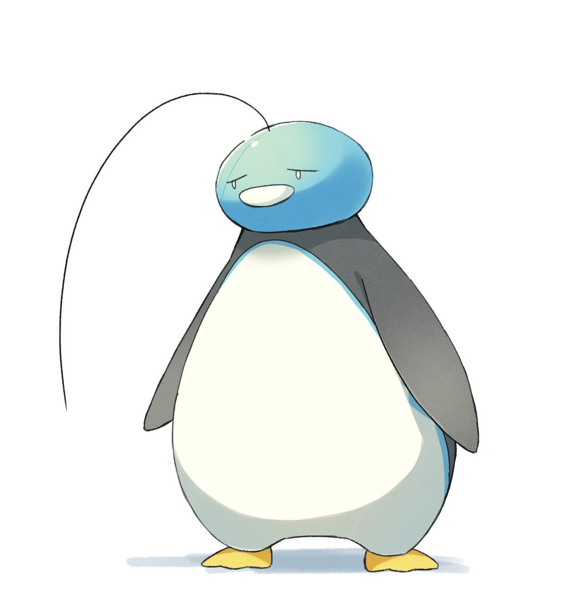 no humans pokemon (creature) white background standing solo penguin bird  illustration images