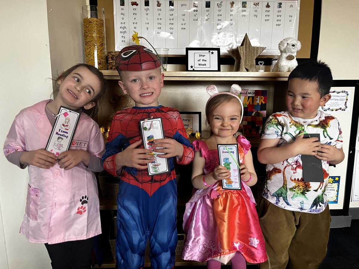 To celebrate World Book Day, Amazing Acorns have been super busy. After reading a special story about Elmer the elephant and making their own mask, they shared stories with children from Year 6 and made their own bookmark to take home 📚 @eden_trust