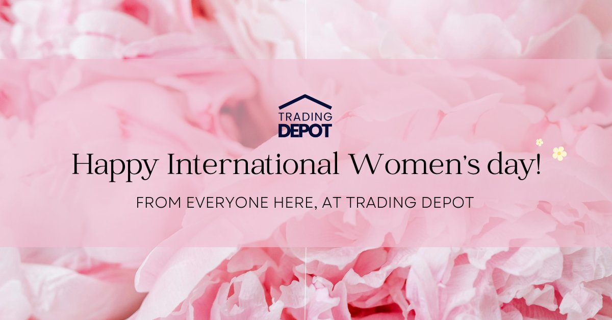 Happy International Women's Day from all of us here at Trading Depot! 💐✨

Today, we celebrate the incredible achievements, strength, and contributions of all women around the world. 🎉

#InternationalWomensDay #IWD2024