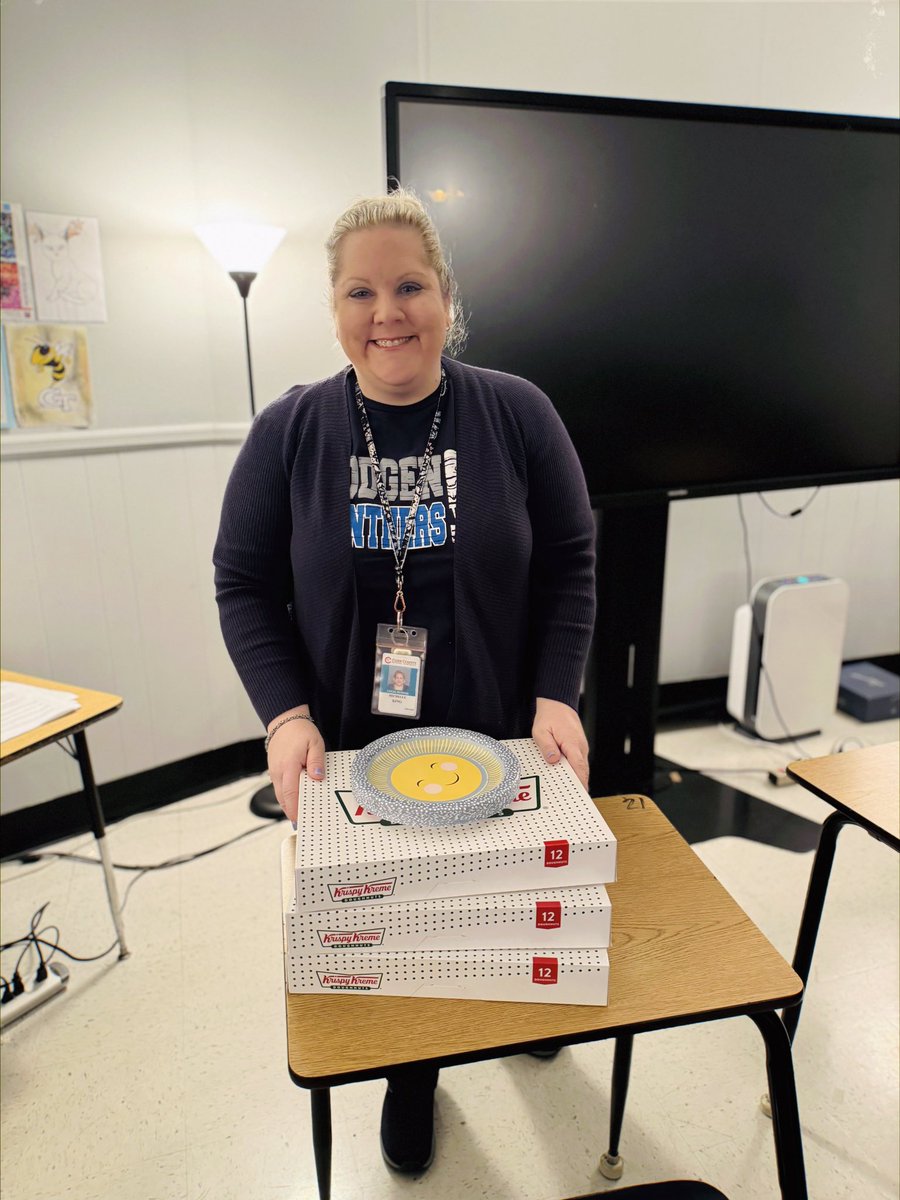 Exceptional Children’s Week continues!

The faculty + staff selected gift cards from Dr Comb’s office, enjoyed delicious @CrumblCookies + ended the week with Pajama Day!

Shoutout to our Homeroom teachers for winning the trivia:
Mrs DeGennaro (6th)
Mrs King (7th)
Mrs Palin (8th)