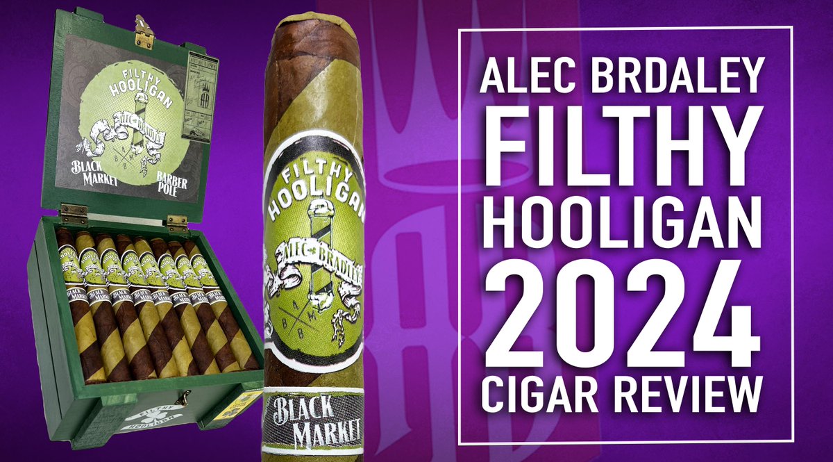 Time for a deep dive on the annual release of the Filthy Hooligan Barberpole! Watch Link: cigarsdailyplus.com/alec-bradley-f… #cigarsdaily