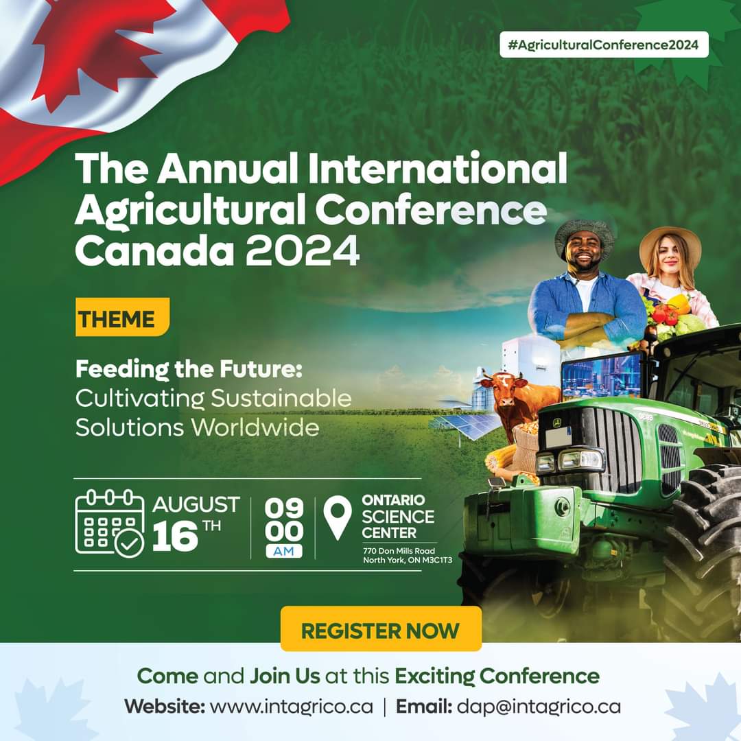 It’s happening in Canada this August! The International Agricultural Conference of Canada (IACC2024) is the premier event for agriculture enthusiasts, experts, and innovators from around the world. This is your chance to connect with like-minded individuals.