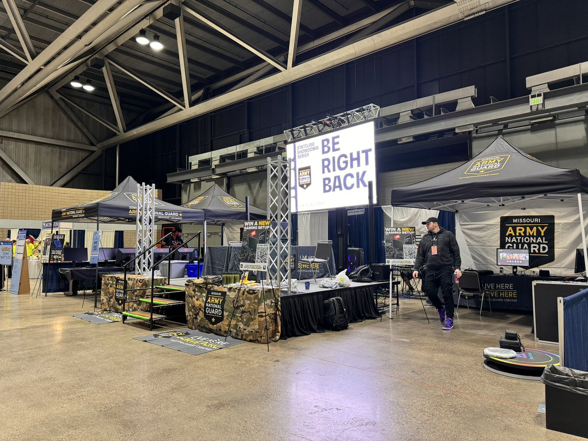 The calm before the storm ⛈️ Stop by booth P69 this weekend at @PlanetComicon for a series of tournaments, free-play gaming, and a MASSIVE giveaway! 🎮 Presented by: @NationalGuard & @leveluparenagg