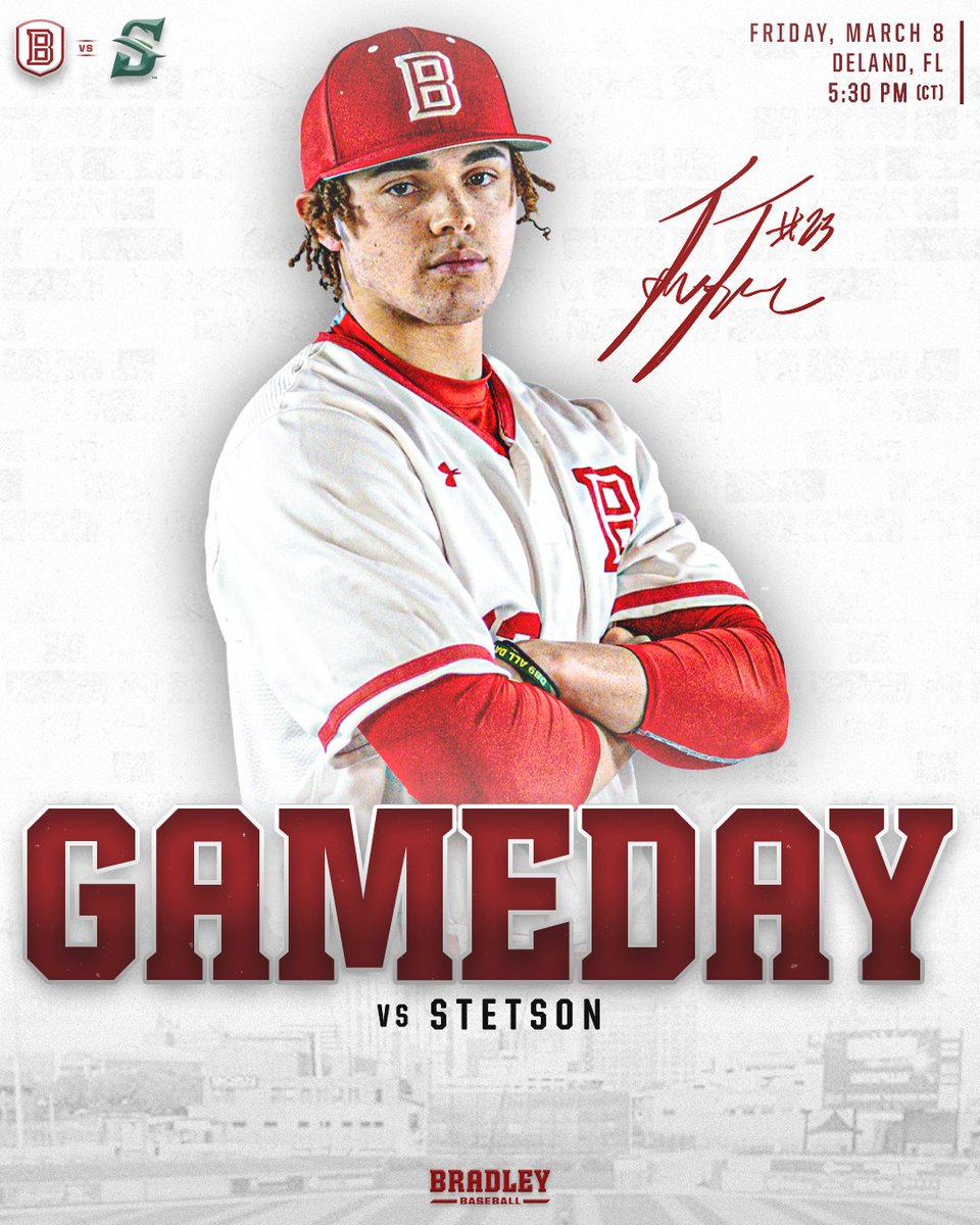 BradleyBaseball's tweet image. Gameday in Florida! 
Live Stats: bit.ly/3T7PO9o
