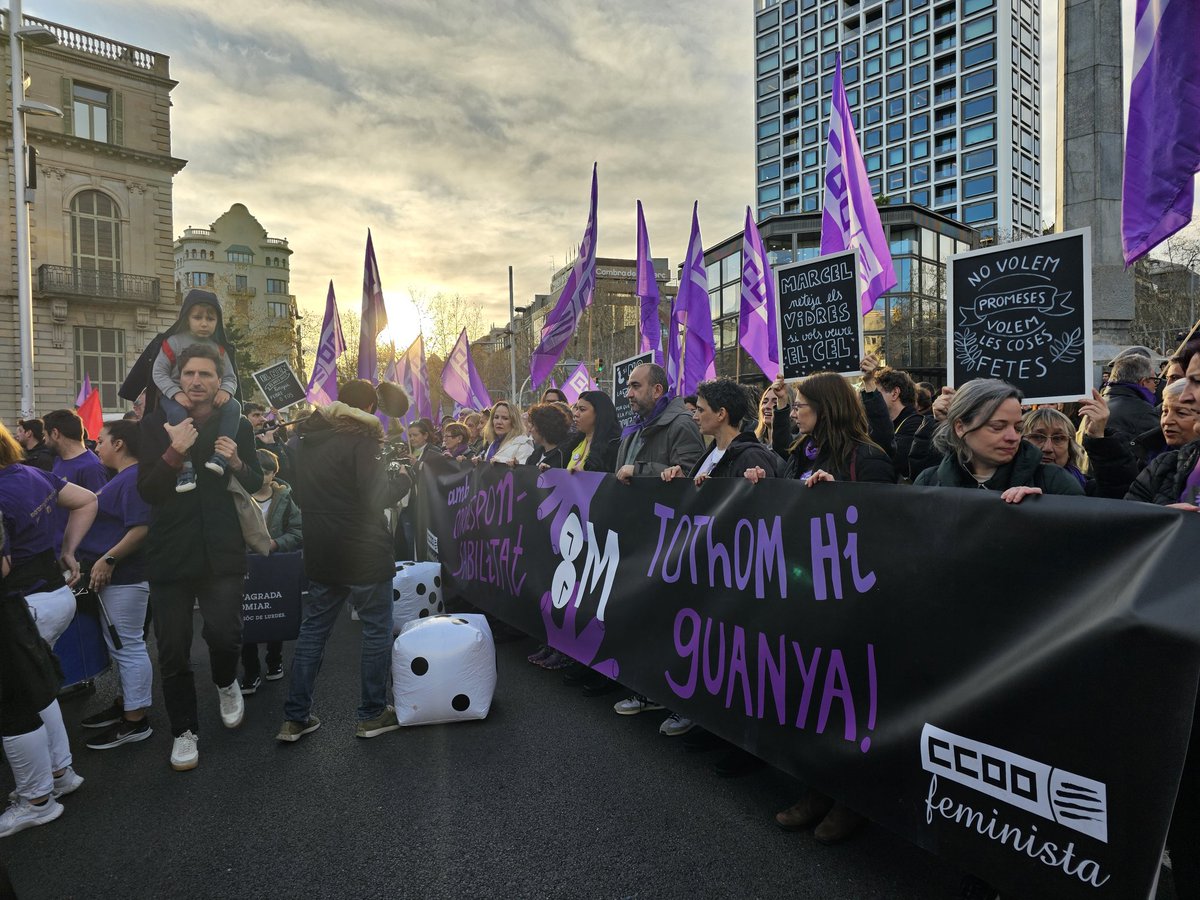 8M Amb corresponsabilitat tothom hi guanya! <a href="/ccoocatalunya/">CCOO de Catalunya</a>