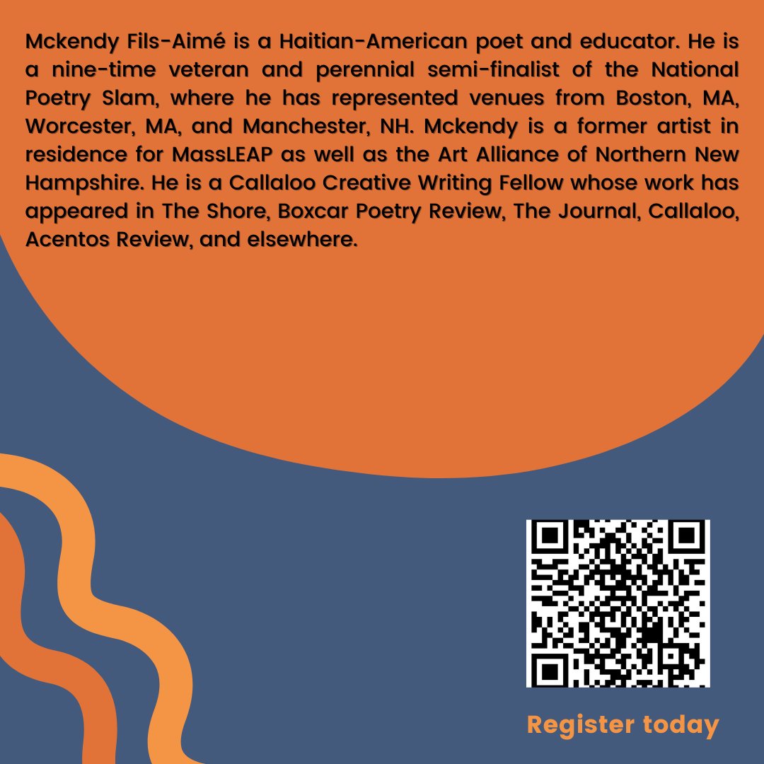 Headliner Spotlight! Mckendy Fils-Aimé (<a href="/mrmack88/">Mckendy Fils-Aimé</a>)
unhpoetry.com/news/festival-…