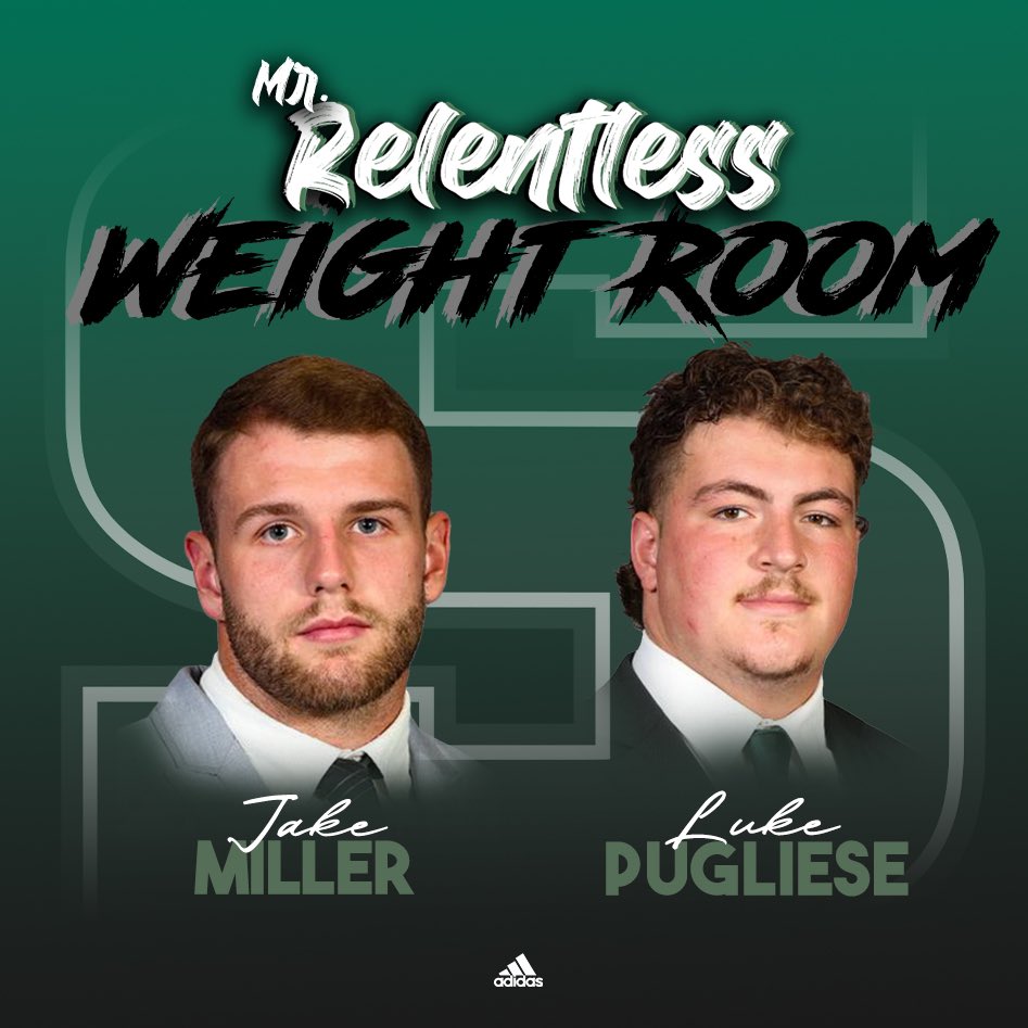 Mr. Relentless players from last week! . . . . . #relentless #slipperyrock