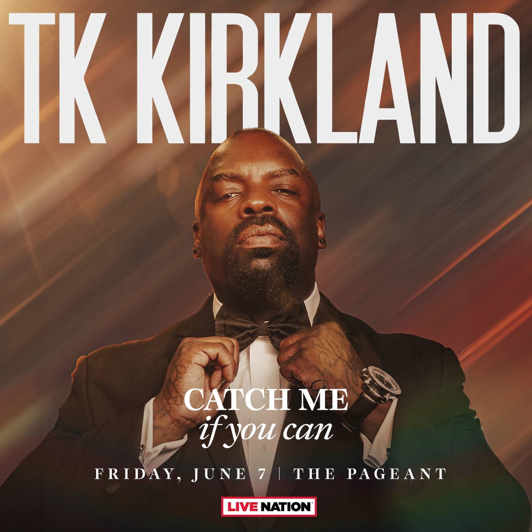 Tickets are on sale NOW for @Tk_kirkland's Catch Me If You Can Tour at The Pageant on Friday, June 7th! Don’t miss this comedy legend on stage. Grab yours today. 🎟s: tinyurl.com/ye49b4ep