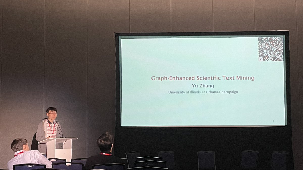 Just gave a keynote at the Machine Learning on Graphs (MLoG) Workshop at #WSDM2024. <a href="/WSDMSocial/">WSDM Conference</a> 

Many thanks to <a href="/TylersNetwork/">Tyler Derr</a> and <a href="/kaize0409/">Kaize Ding</a> for the invitation!

Slides available at yuzhimanhua.github.io/tutorials/wsdm…