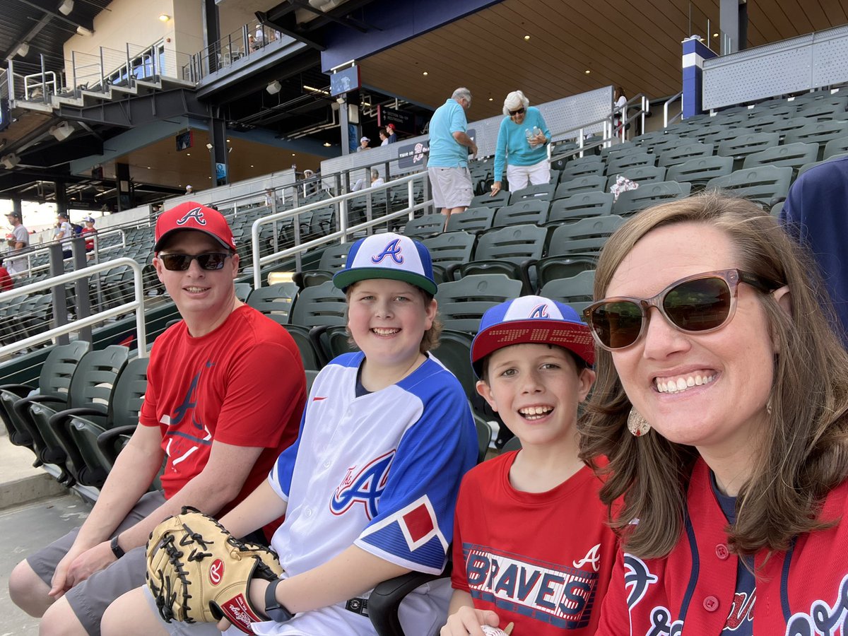 Spring Training!! Let’s go Braves!!! 
#cooltodaypark