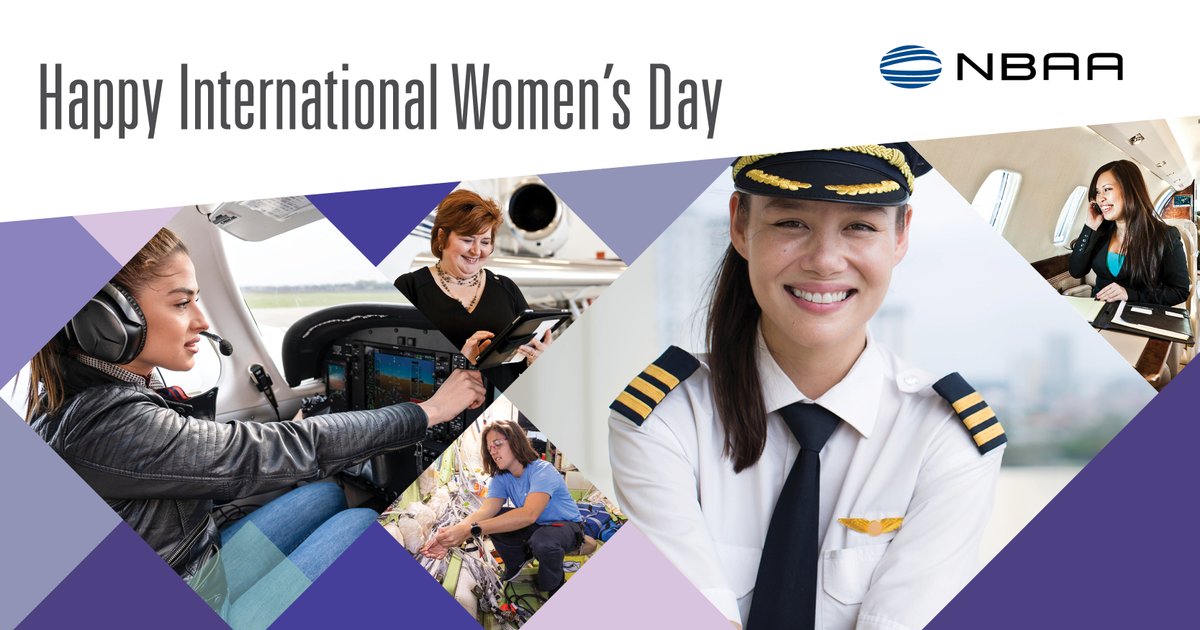 Elevating the next generation of women in #bizav is our mission today and every day. Here's to the incredible women of the business aviation industry. Happy #InternationalWomensDay!