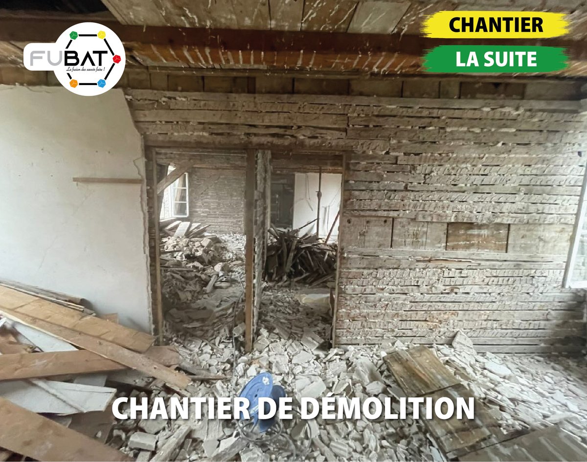 fubat_batiment's tweet image. 🚧🔨 Démolition en cours : avancement du chantier ! 🔨🚧 Nos équipes continuent de travailler avec détermination pour mener à bien ce chantier de démolition 🔨🧰 #sondage #sciage #demolition #curage #desamiantage #sols #plafond #ChantierEnCours #EntrepriseDuBatiment #illkirch