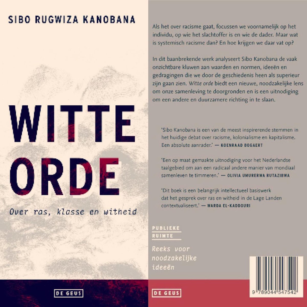 1-2read 📕 👀! my brother-comrade @SiboKano wrote a must read book [in Dutch]. it both resonates and unsettles the plural many of us in the Low Countries. get it, read it, and *then* comment and share. @koenraadBogaert and @wardaelkaddouri and I said this about the 📕🙏🏾 @De_Geus
