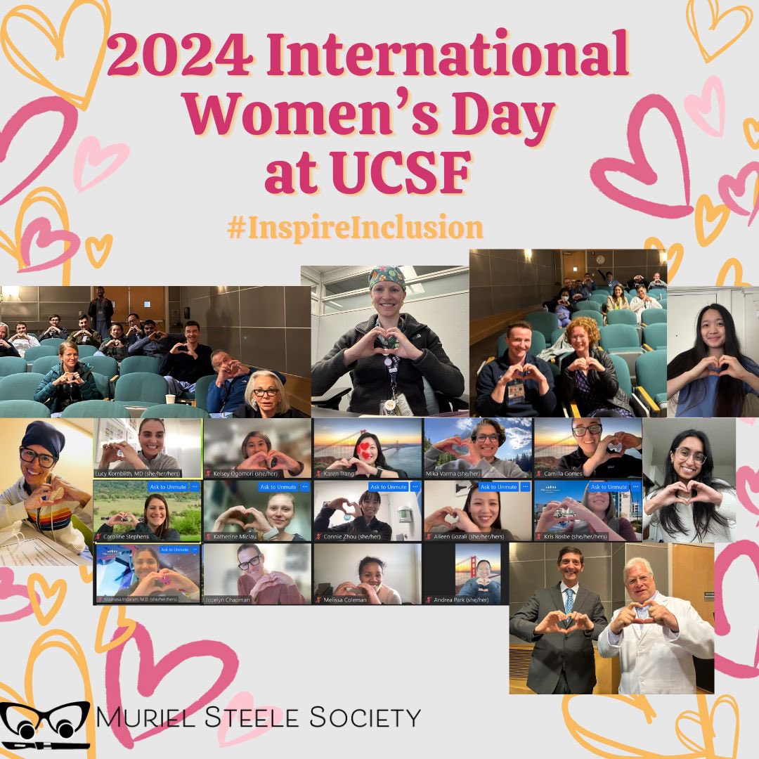 Happy International Women's Day from MSS! Today, we celebrate the strength, resilience, achievements, and grace of women at UCSF and around the globe. Let us continue to uplift, empower, and support each other in our journey toward equity and inclusion. #IWD #InspireInclusion2024