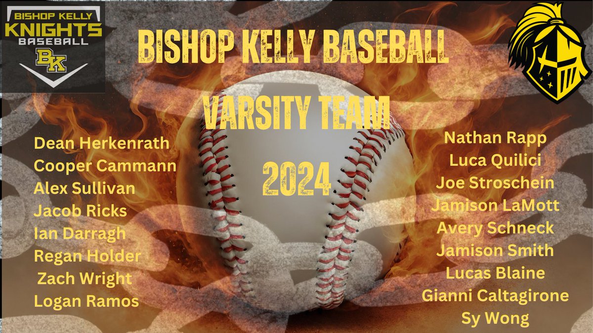 2024 Varsity Baseball Team #GoKnights