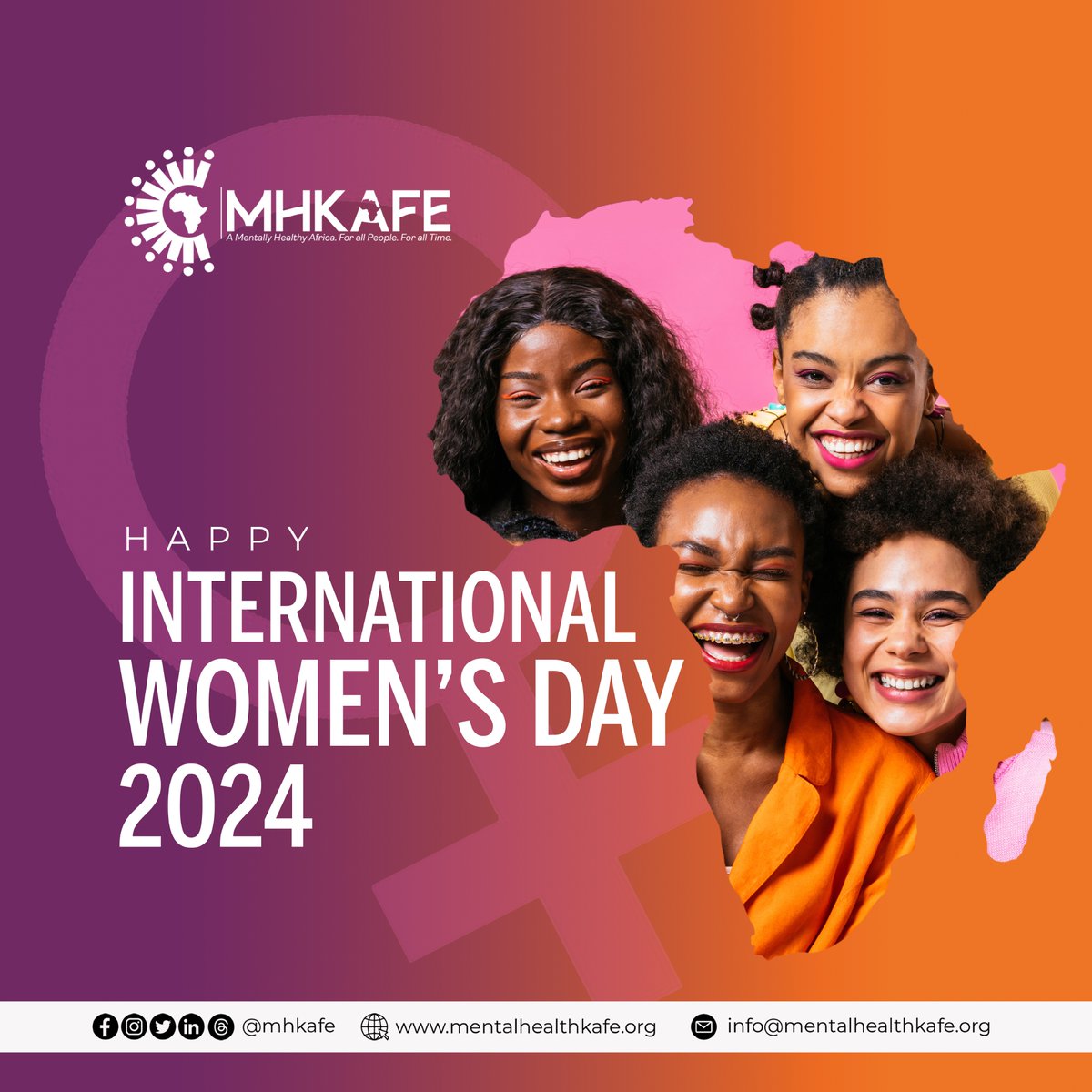 Hey phenomenal woman! Yes…YOU👀👸🏾 

On this very special day, @_MHKAFE celebrates you and hopes that you walk in the awareness of who you are and the power you carry💪🏾

Together, let’s create a #mentallyhealthyAfrica for #allwomen for #alltime💚

#IWD #internationalwomensday