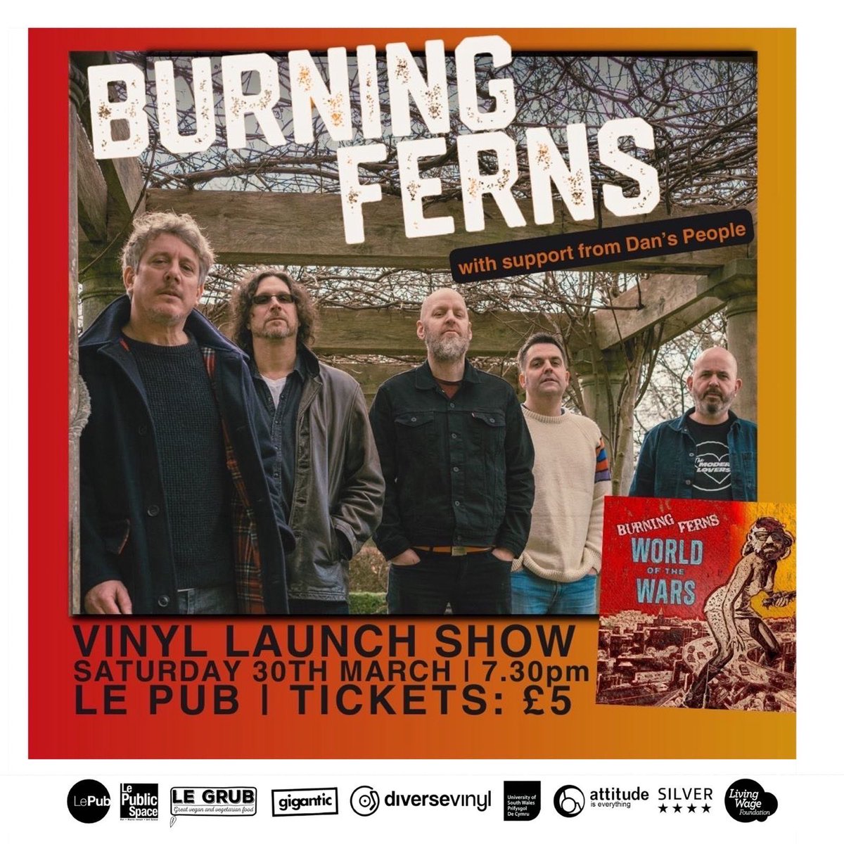 Three weeks today it’s Gooder Friday, vinyl release day for World Of The Wars. You can come and celebrate with us the following day at our launch night @Lepub. Fantastic supports too from Dan’s People and @findingaurorauk