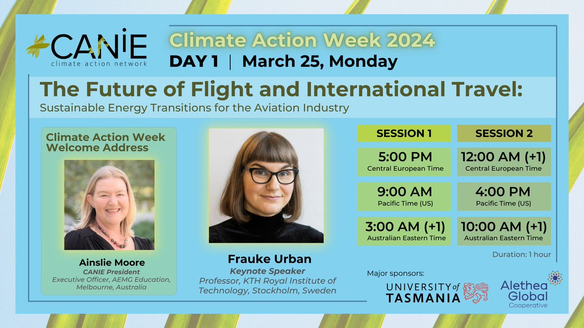 The countdown to the CANIE Climate Action Week has started! To accommodate time zones, we will run 2 sessions for our Keynote: For session 1: lnkd.in/dxj4xhPZ For session 2: lnkd.in/dzc7KfGe #internationaled #highereducation #daretochange #daretolead #agenda2030