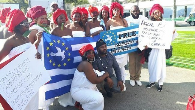 GeorgeMbaka's tweet image. Today is the International Day of Women but women in war torn countries like #Ambazonia lack the opportunity to join the rest of the world to commemorate this day. They're seen digging graves, protesting, supporting prisoners of war, etc.
equaltimes.org/women-and-chil….