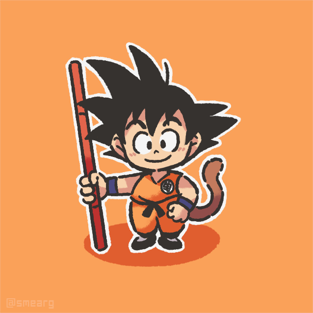 smearg's tweet photo. thank you, akira toriyama. 🐒💧 https://t.co/bGPcn7vYft