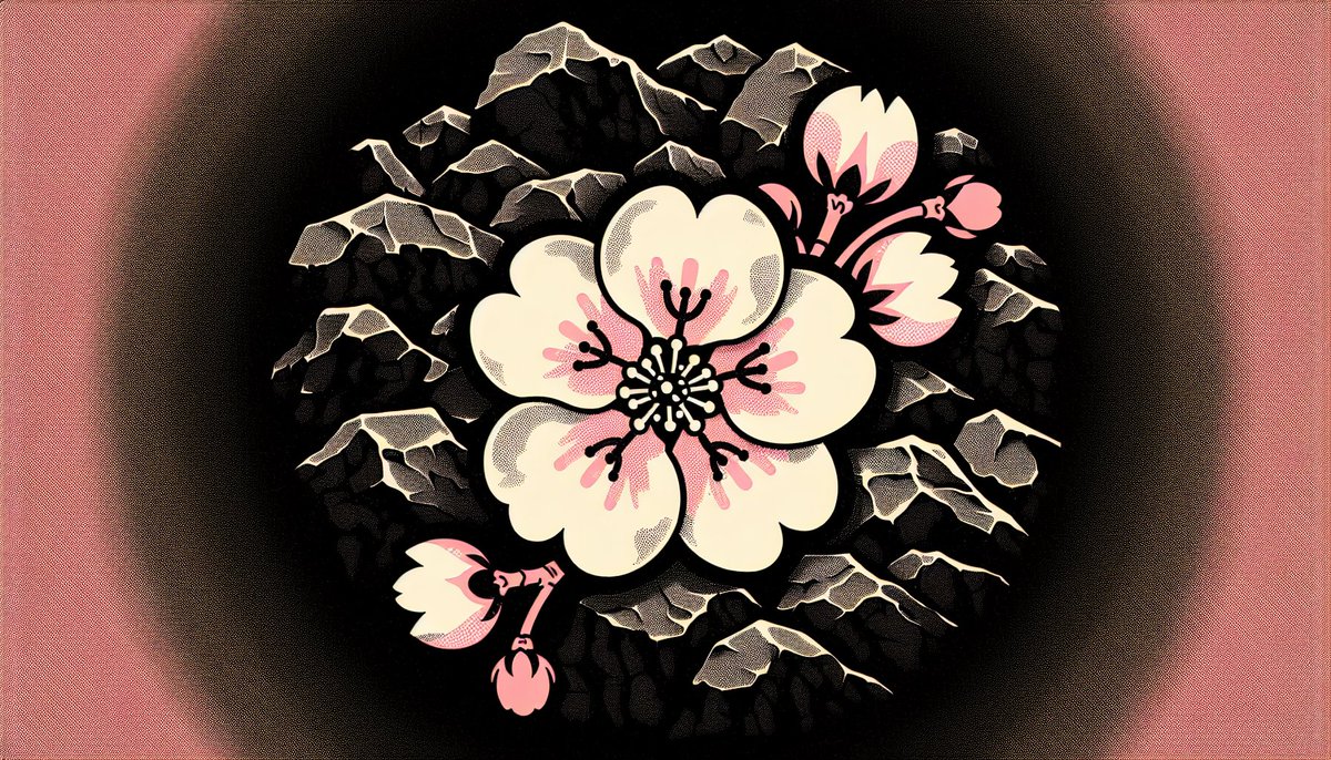 Cherry Blossom logo. #AI #AIArt #AIcommunity