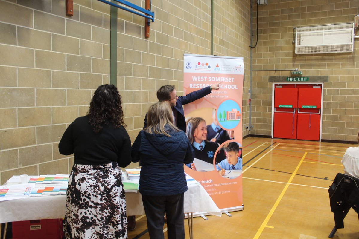 EdQuantock's tweet image. A huge thank you to @Malcolm_Reeve, Erica Wolstenholme and Tom Colquhon from the West Somerset Research School for joining us today at our QET Inset. It is always so valuable to learn from education experts and understand how to incorporate this into our practice.