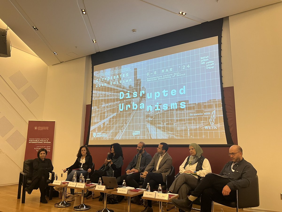 Closing City Debates roundtable on Palestine: how to care as urbanists? 

panelists: amidst genocide, solutionism obfuscates decades-long making of creative political &amp;social infrastructures  inside &amp; outside palestine that need to consolidate &amp;coalesce into a vision of statehood