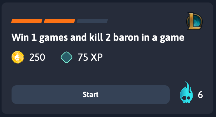 KboomGG's tweet photo. All League of Legends players and gamers, let's play a little game I like to call "Challenge Your Skills"! 😊

4 different types of @LeagueOfLegends quests, each with a different difficulty level! 👊

Which challenge would you choose to start on KBOOM? 
Can you make it by the end of the weekend? 😎
#esports #LeagueOfLegends #Quest