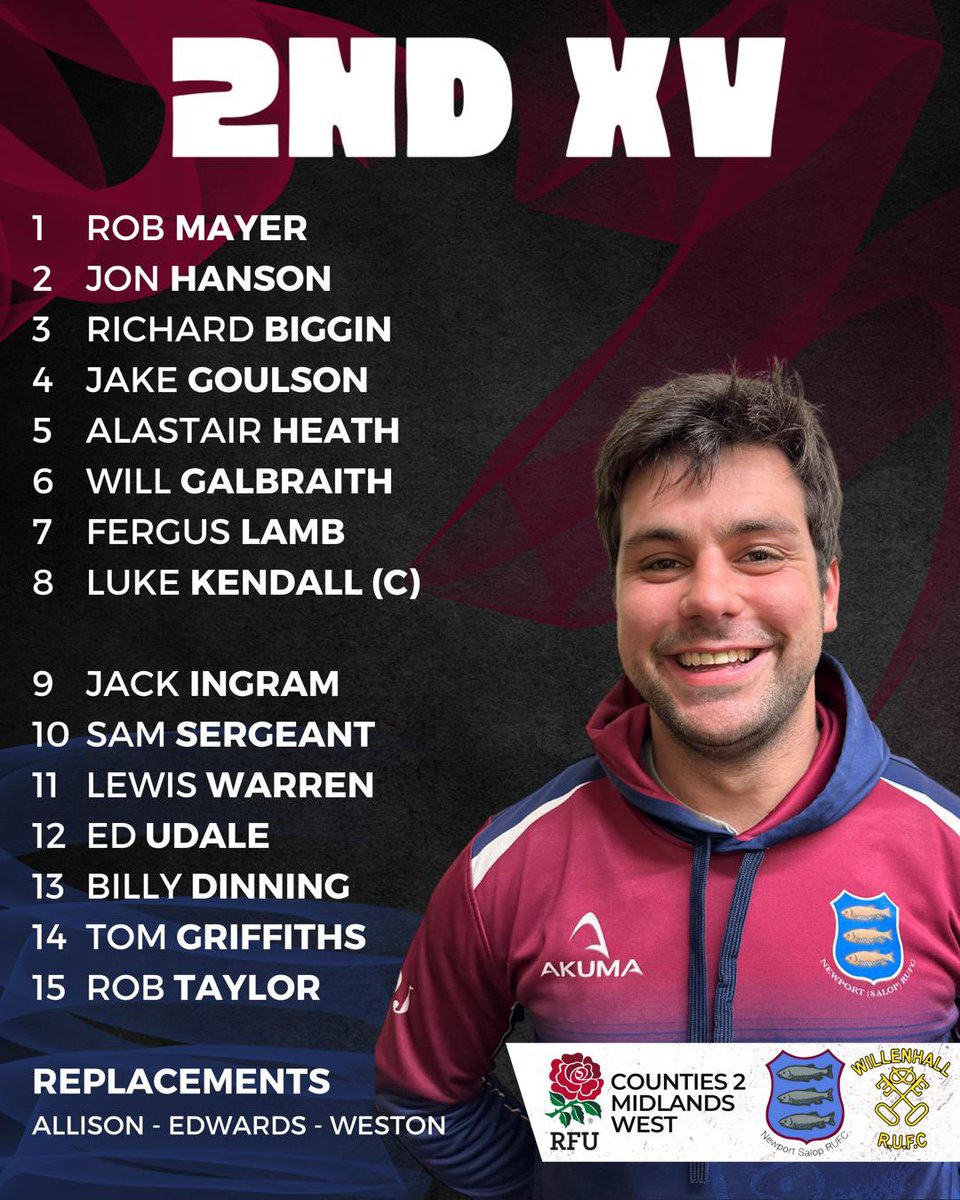 🚨 TEAMS ARE IN 🚨 Here is your 1st XV & 2nd XV lineups. This is the first time our 1s & 2s have played at home together in over two years so let’s make this a day to remember at Stade Bloor tomorrow afternoon! ⏰ 1st XV - 14:15 ⏰ 2nd XV - 15:00 🐟🐟🐟