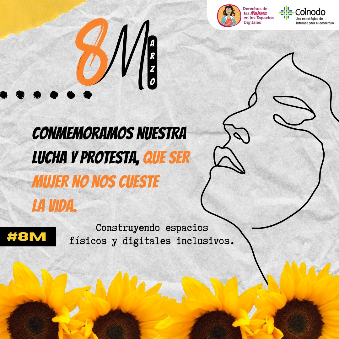 📢 Este #8M #DíaInternacionalDeLaMujer desde Colnodo nos sumamos a esta conmemoración, promoviendo los derechos de las mujeres, y así poder seguir construyendo entornos físicos y digitales más seguros e inclusivos para todas📡💻