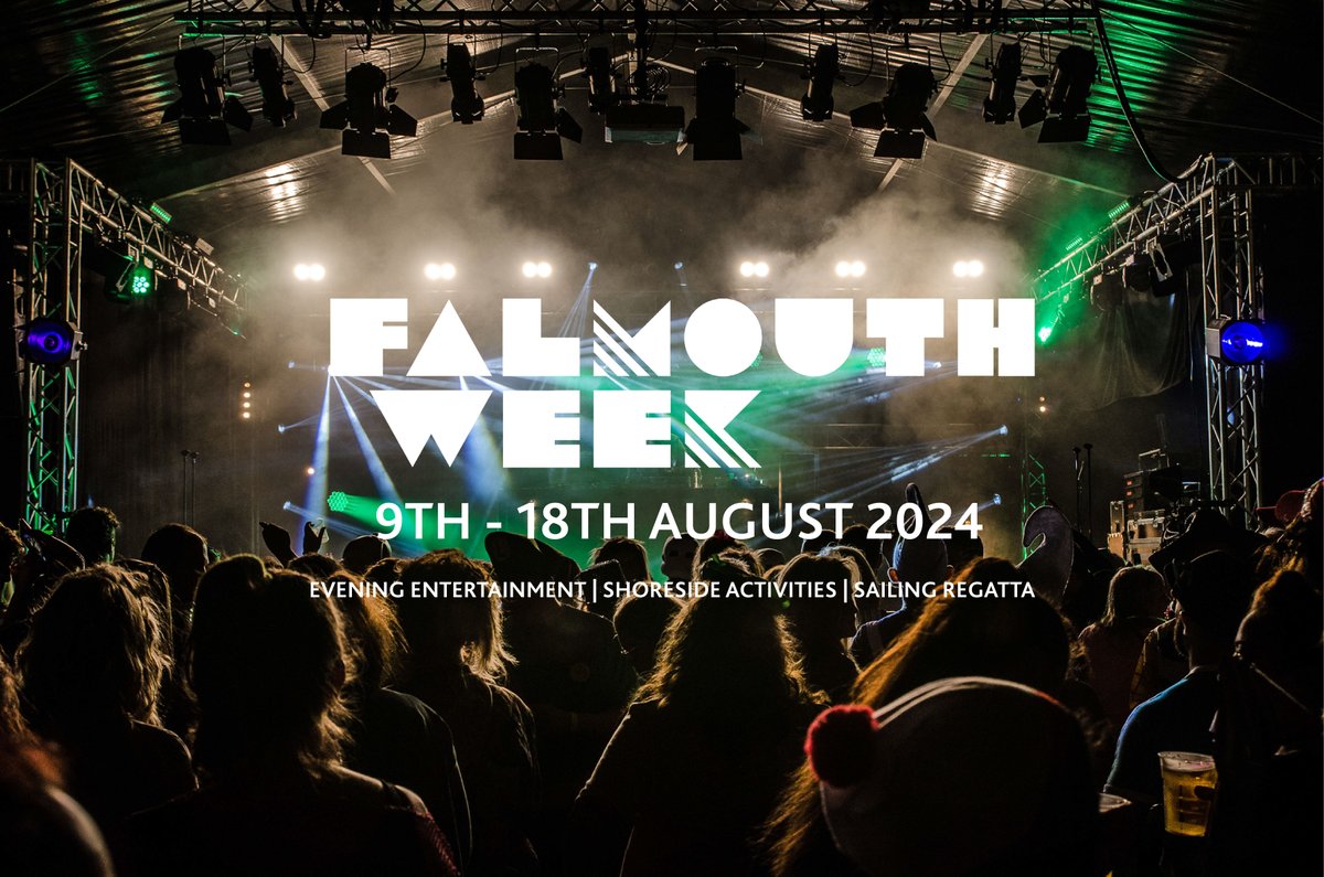Get the date for Falmouth Week in your diary as it has been brought forward this year. You can expect a fun-filled 10 days of music, sailing and shoreside activities from the 9th-18th August 2024. 🎆 
#falmouthweek #lovefalmouth #cornwall #falmouthcornwall