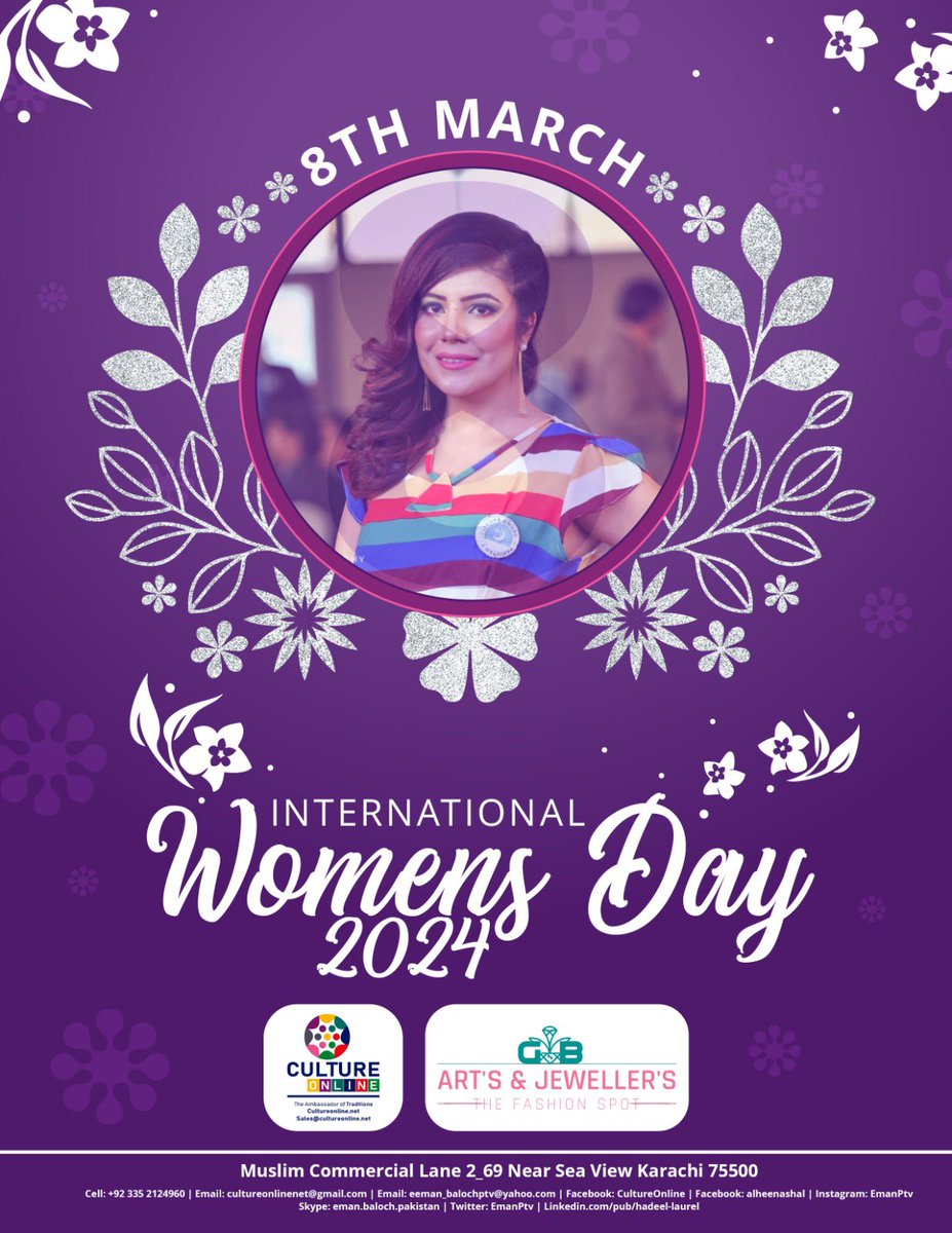 HlHadeel's tweet image. Happy Women’s Day 💜💟💜
A woman carries so much strength that she is the creator herself💜💟💜
Happy Women’s Day💜💟💜