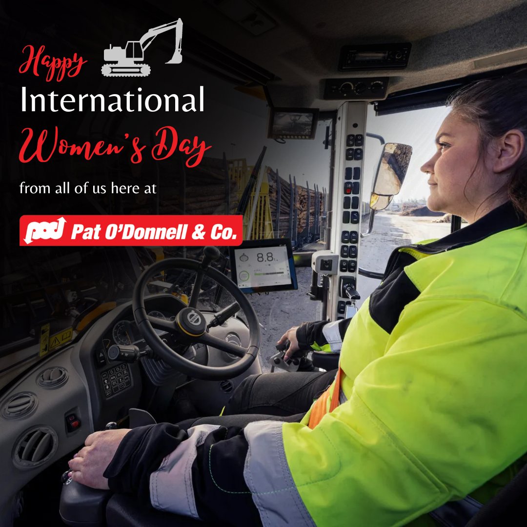 Happy International Women's Day from Pat O'Donnell & Co.! Today, we celebrate the strength, skill, and dedication of women in construction and all industries. #InternationalWomensDay #PatODonnellAndCo #WomenInConstruction