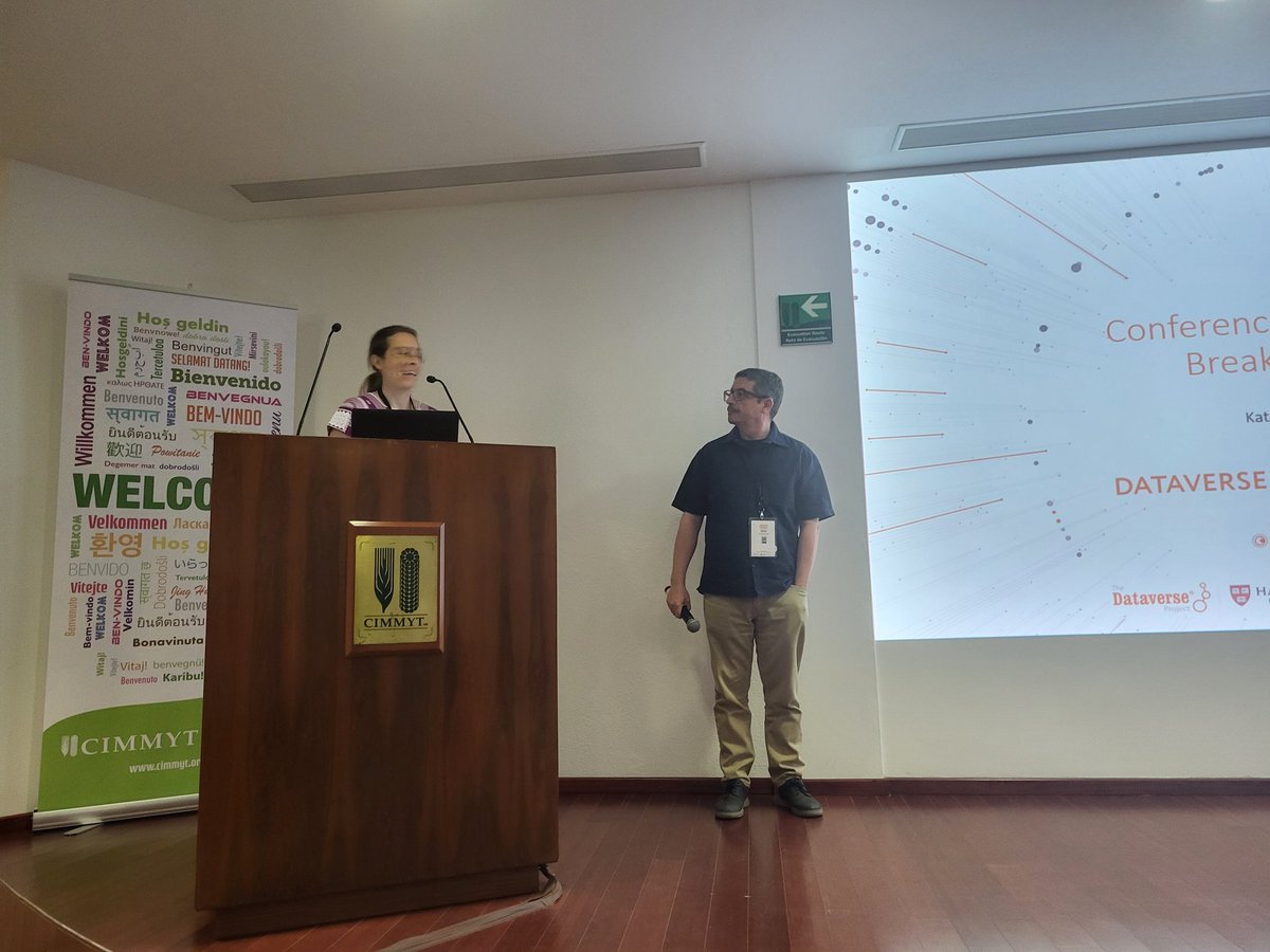 BlueJeansDiva's tweet image. Closing remarks! THANK YOU to @CIMMYT And the community!

 #Dataverse2024 @CIMMYT
@bramaccimmyt #repositories #software #FAIR #community #openscience #opensource #Sustainability