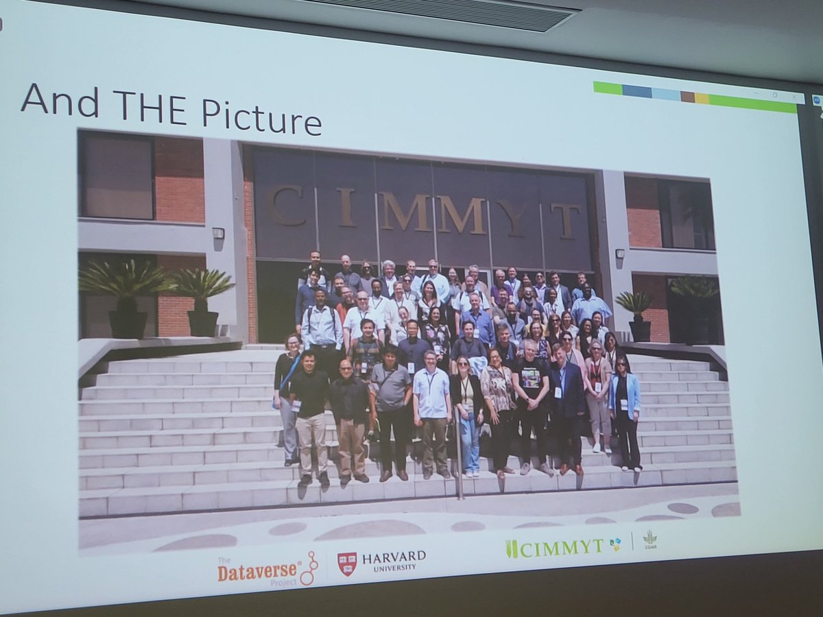 BlueJeansDiva's tweet image. Closing remarks! THANK YOU to @CIMMYT And the community!

 #Dataverse2024 @CIMMYT
@bramaccimmyt #repositories #software #FAIR #community #openscience #opensource #Sustainability