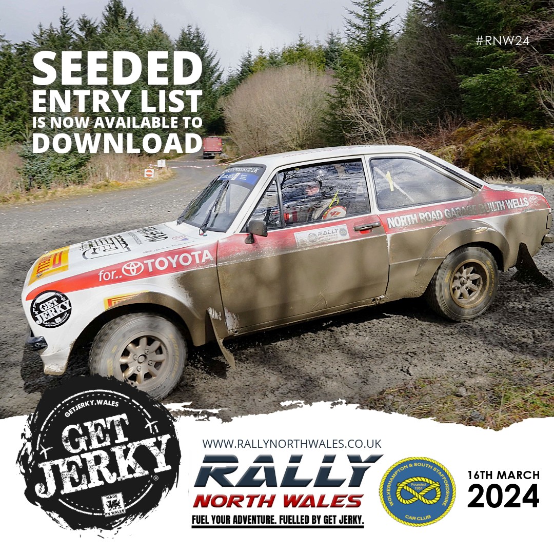 📢 Announcement - Seeded Entry list now LIVE 

We are delighted to unveil the seeded entry list to the <a href="/Trailheadjerky/">Trailhead Get Jerky</a> Rally North Wales.

🔵 National
rallies.info/webentry/2024/…
🔴 Interclub
rallies.info/webentry/2024/…
⚪ Mini
rallies.info/webentry/2024/…

  #RNW24 #BHRC