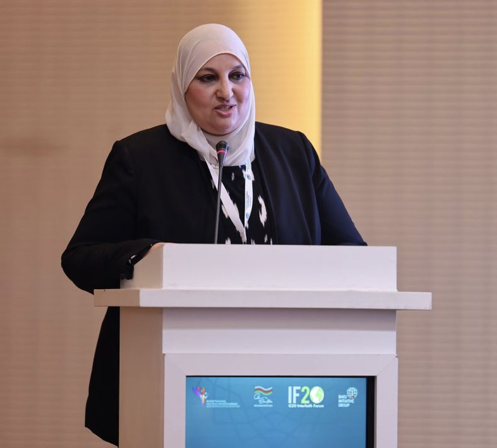 Sahar Mohamed Khamis: 'For example, not everyone in the West knows that there is information about Prophet Jesus in the Quran. In this regard, one of the reasons for the behavior against Islam is lack of knowledge.' @multiculturalAZ @aircenteraz #iicBaku2024 #StopIslamophobia